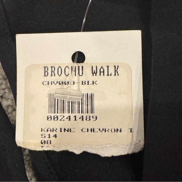 NWT Brochu Walker 100% Silk Karine Chevron Tank Shell Blouse size Large - Picture 6 of 8